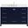 Irene 48 Inch Single Bathroom Vanity In Blue With Backsplash