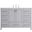 Irene 48 Inch Single Bathroom Vanity In Gray