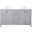 Irene 60 Inch Double Bathroom Vanity In Gray