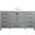 Irene 60 Inch Single Bathroom Vanity In Grey