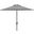 Iris Fashion Line 11Ft Rnd Umbrella In Black and White