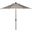 Iris Fashion Line 11Ft Rnd Umbrella In Grey/White