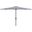 Iris Fashion Line 6.5 X 10 Ft Rect Umbrella In Black and White