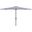 Iris Fashion Line 6.5 X 10 Ft Rect Umbrella In White/Navy