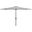 Iris Fashion Line 6.5 X 10 Ft Rect Umbrella In Grey/White