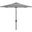 Iris Fashion Line 7.5 Ft Square Umbrella In Black and White