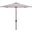 Iris Fashion Line 7.5 Ft Square Umbrella In Grey/White