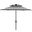 Iris Fashion Line 9Ft Double Top Umbrella In White/Navy