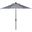 Iris Grey and White UV-Resistant Fashion Line 9 Auto Tilt Umbrella