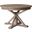 Irish Coast Round Extension Dining Table In Rustic Sundried