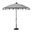 Isabela 8.5' Round Auto Tilt Umbrella In Cast Silver