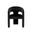 Isidore Dining Armchair In Abbington Black