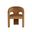 Isidore Dining Armchair In Meg Gold