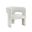 Isidore Lounge Chair In Copenhagen White