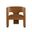 Isidore Lounge Chair In Meg Gold