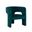 Isidore Lounge Chair In Meg Teal