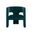 Isidore Lounge Chair In Meg Teal