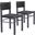 Iska Dining Chair Set of 2 In Black