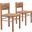 Iska Dining Chair Set of 2 In Natural