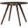 Isla 39.5 Inch Round Wood Dining Table In Walnut