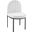 Isla Channel Tufted Upholstered Fabric Dining Side Chair In Black