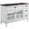 Isle 48 Inch Bathroom Vanity Cabinet EEI-5479-WHI-BLK