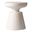 Isle Fiberglass Outdoor Side Table In Cream