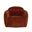 Ismo Swivel Lounge Chair In Opera Spice