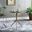 Ivy Tripod Side Table In Brushed Antique Brass Bronze