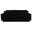 Jacana Corduroy Upholstered Dual Power Chaise Sofa In Black