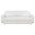 Jacana Corduroy Upholstered Dual Power Chaise Sofa In Ivory