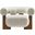 Jace Boucle Accent Chair In Pearl