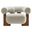 Jace Boucle Accent Chair In River Rock