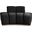 Jace Velvet Chair In Black and Natural