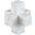 Jack Marble Decorative Jack Object In White
