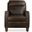 Jacklyn Power Recliner with Pop-Up Headrest In Brown