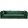 Jacob Velvet 3 Seater Modular Sofa with Arm Support In Green