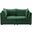 Jacob Velvet 2 Seater Modular Sofa with Arm Support In Green