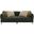 Jade Chenille Upholstered Modern Track Arm Sofa In Green