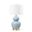 Jade Lamp without Shade In Periwinkle Blue