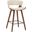 Jagger Modern 26 Inch Wood and Faux Leather Counter Height Barstool