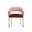 Jahara Dining Armchair In Meg Rust and Terri Nutmeg