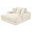 Jake New Big Chaise with Pillows In Beige