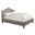 Jamie Falstaff Falstaf Gray Queen Upholstered Panel Bed