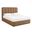 Jamille King Platform Bed In Milliken Cognac
