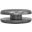 Jamison Iron Coffee Table In Silver