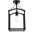 Janet 1 Light Flush Mount In Black