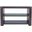 Janzen 50 Inch Sofa Console Table with Open Storage Shelves In Brown and Espresso
