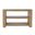 Janzen 50 Inch Sofa Console Table with Open Storage Shelves In Cascade Oak and Brown
