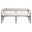 Jaramillo Bench In Beige Linen and Black